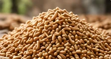 Loose wood pellets